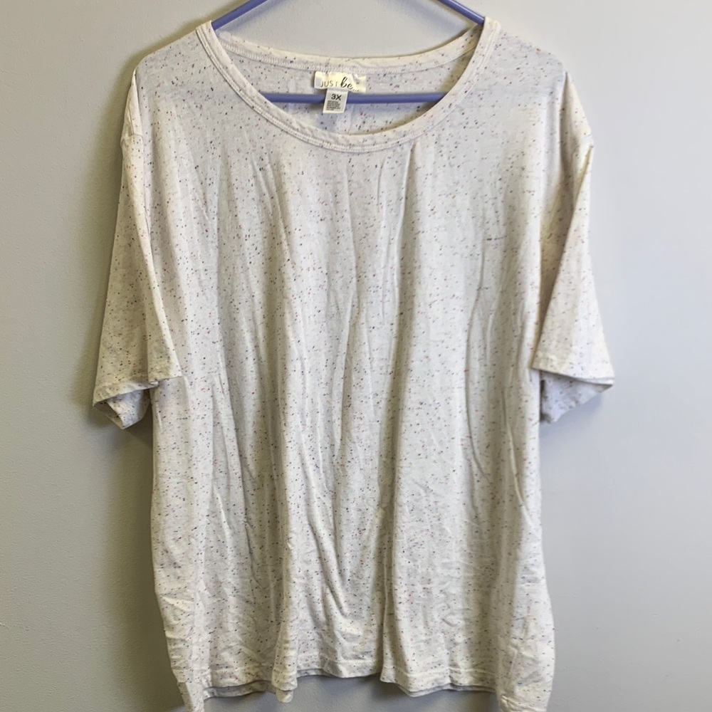 Just Be Multicolor Speckled Top